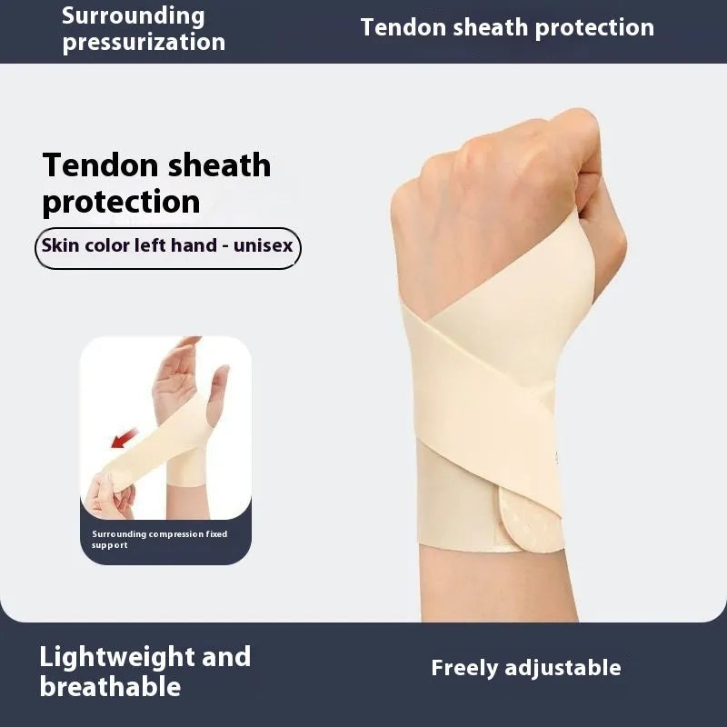 Adjustable athletic wristguards for badminton tennis volleyball in black and skin colour variants