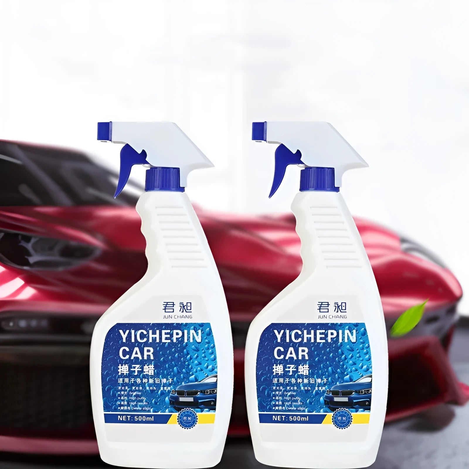 500ml car paint maintenance duster wax powder sprayer with glazing and oxidation resistance functions