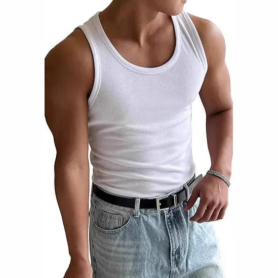 Men's tight fit round neck workout t-shirt in polyester fabric with wool lining