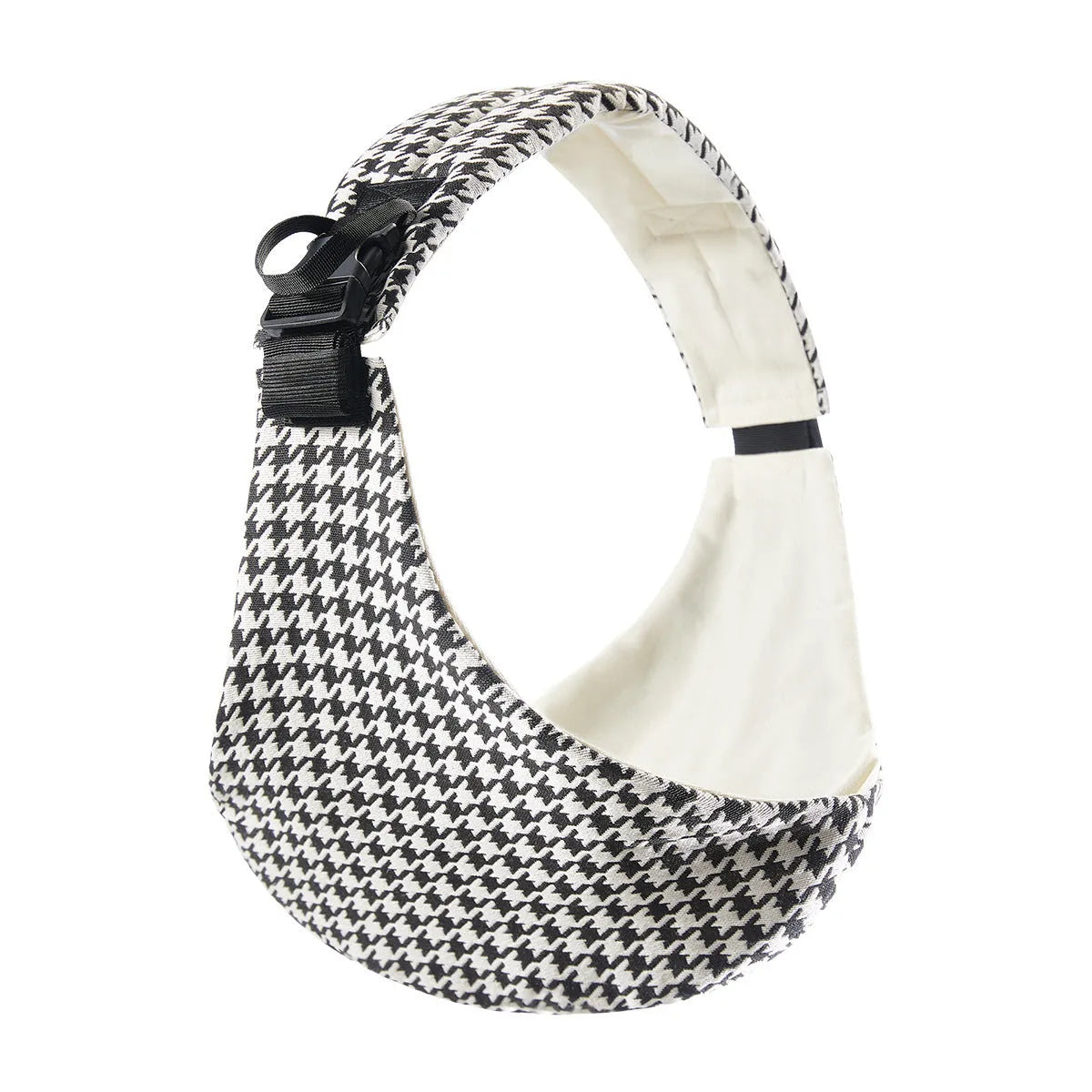 Portable front holding baby strap in polyester with 20kg maximum load, shown in leopard print and other colour options
