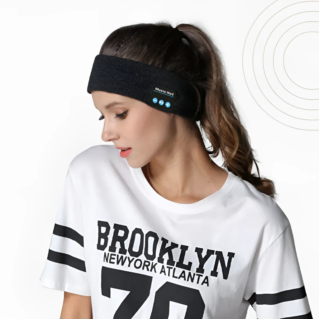 Bluetooth 5.4 sports scarf eye mask with removable washable design in three colour options