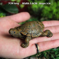 Resin simulation turtle garden ornament for landscaping and micro landscape decoration