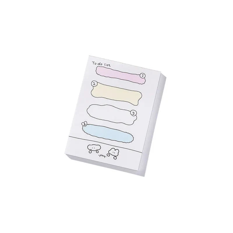 Cute cartoon hand account collage sticky notes in six Heartbeat Delivery Series styles with three size options