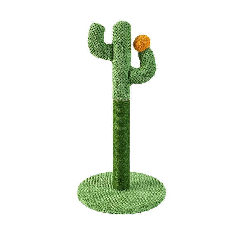 Masson cactus themed cat scratching post and climbing pole with sisal surface