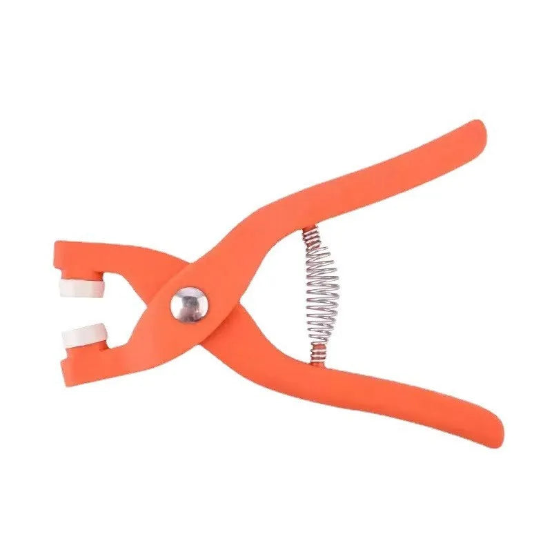 9.5mm stainless steel five claw suit buttons with application pliers for no-sew clothing fastening
