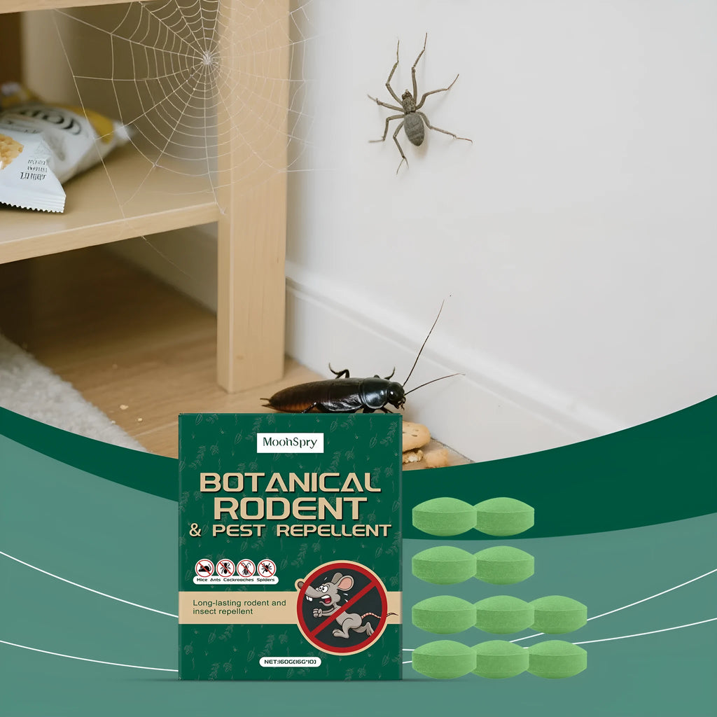 Anti-mouse repellent pills in mesh bags for warehouse and household rodent protection