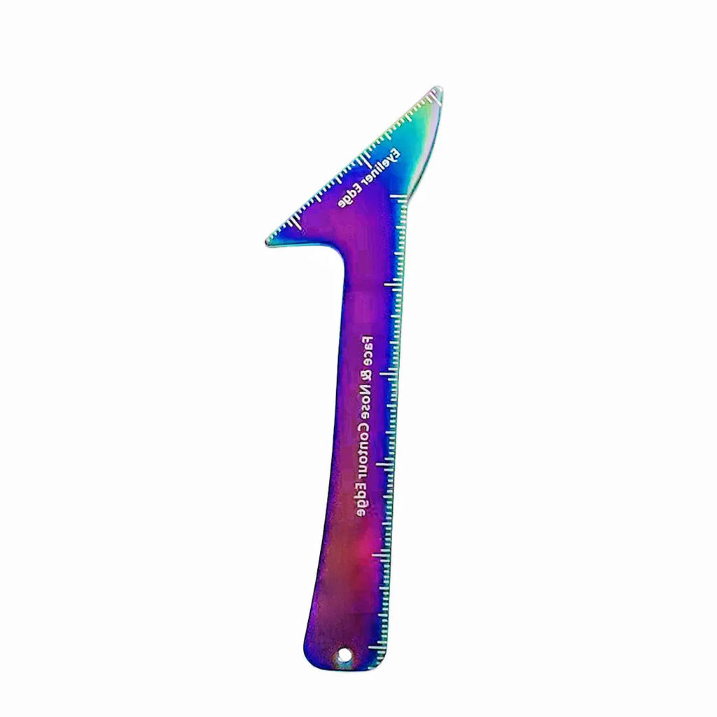 Reusable 3-in-1 eyeliner stencil for hooded eyes in LaserFX and Pink colour options