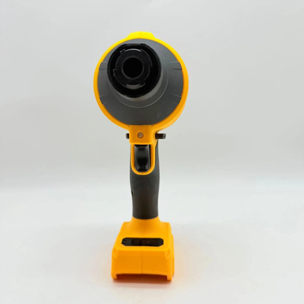 Lithium battery brush air exhauster for dust cleaning and snow removal with bare metal head