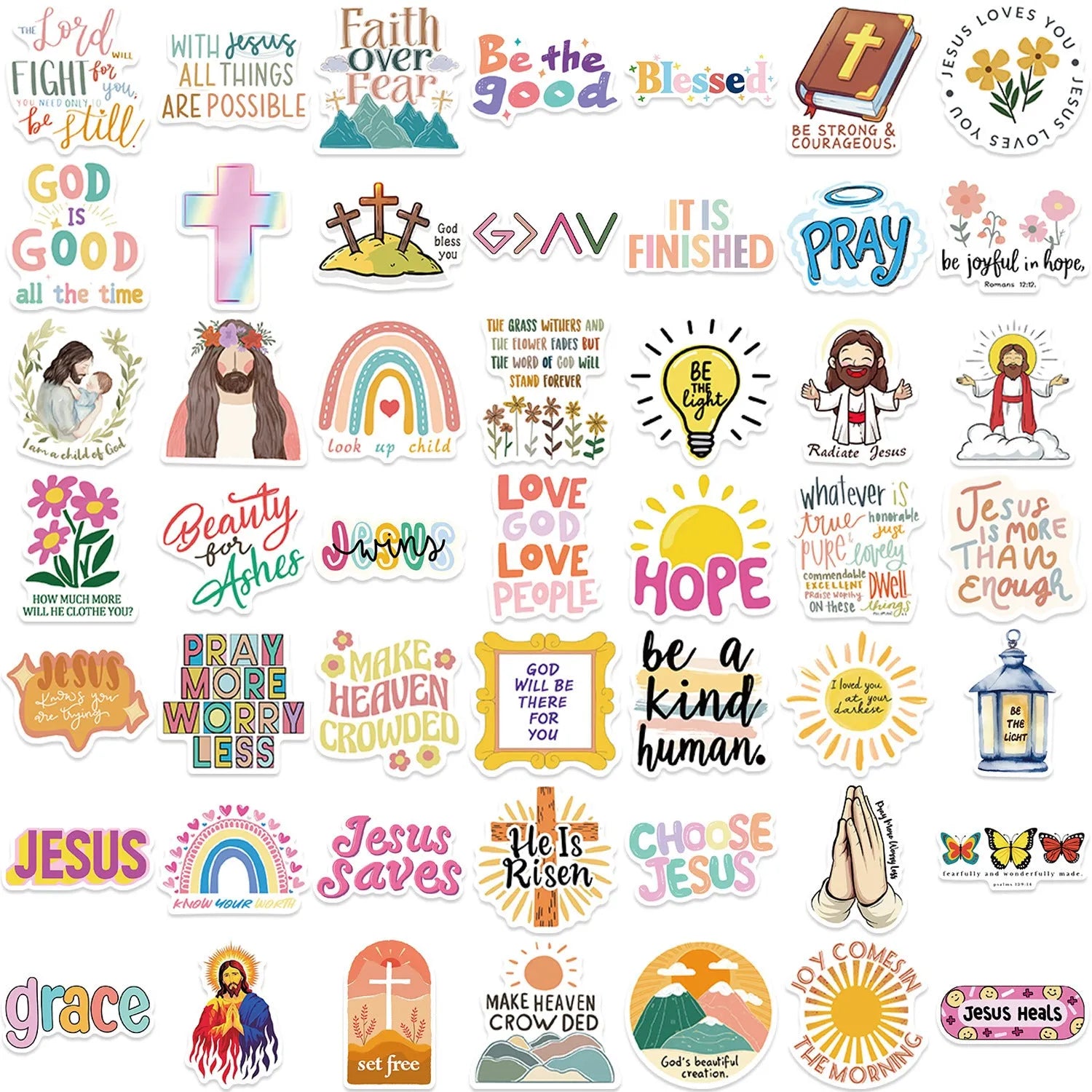 Pack of 50 random graffiti stickers for decorating laptops and phones