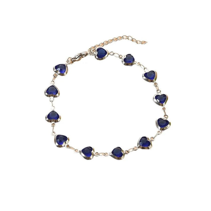 Devil's Eye geometric stainless steel bracelet with colourful electroplated finish