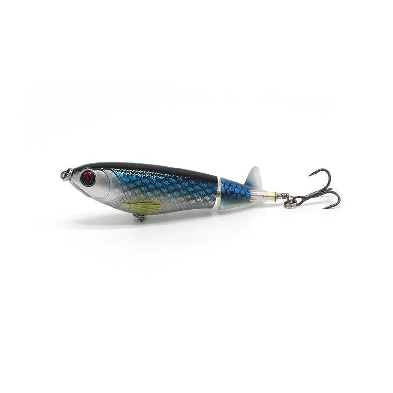 7.5cm artificial soft plastic fishing lure with bionic design for predator fishing