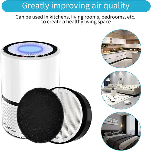 Levoit LV-H132 compatible replacement air purifier filter and pre-filter cotton.