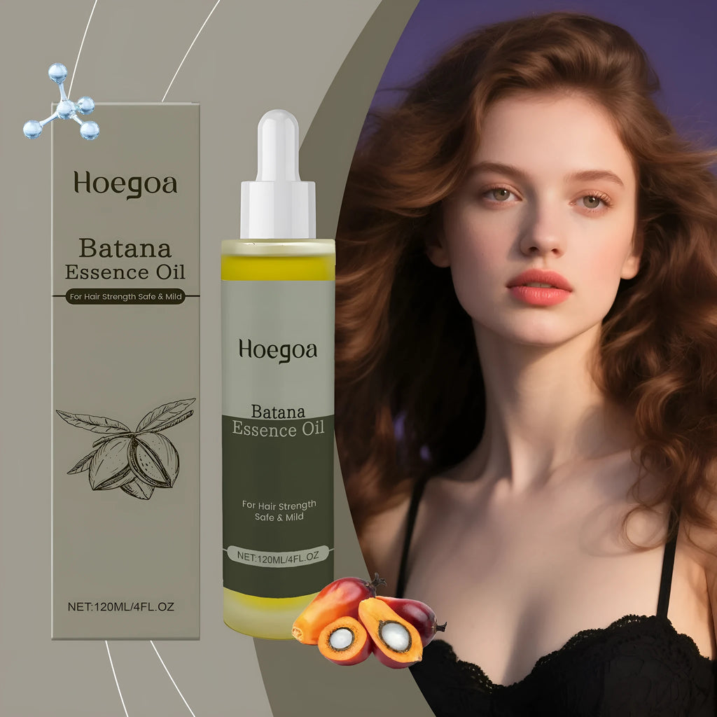 120ml bottle of Platthana Secret Hair Essential Oil with botanical ingredients