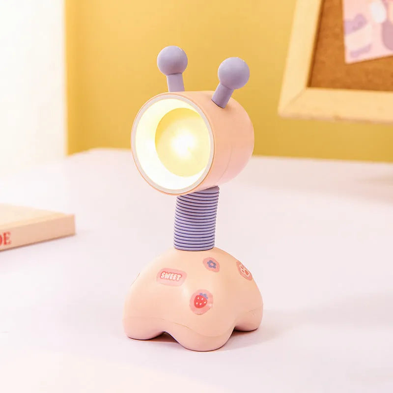 Creative DIY cartoon magnetic desktop night lamp in various colours with adjustable lighting