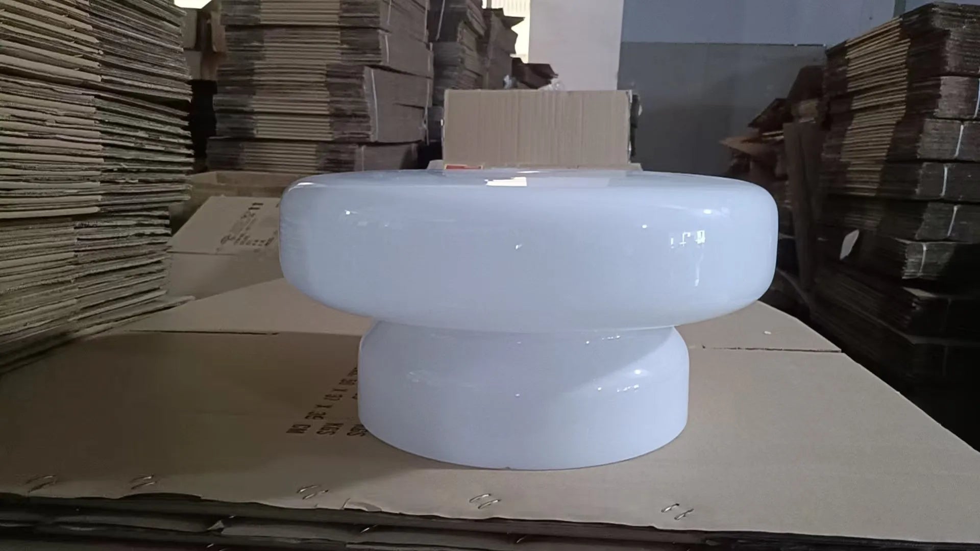 Modern glass chandelier ceiling light with 36cm dimensions and four light colour options for bedroom