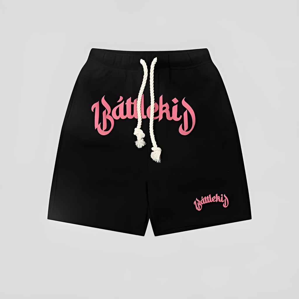 Cotton blend street shorts in loose fit style available in multiple colours