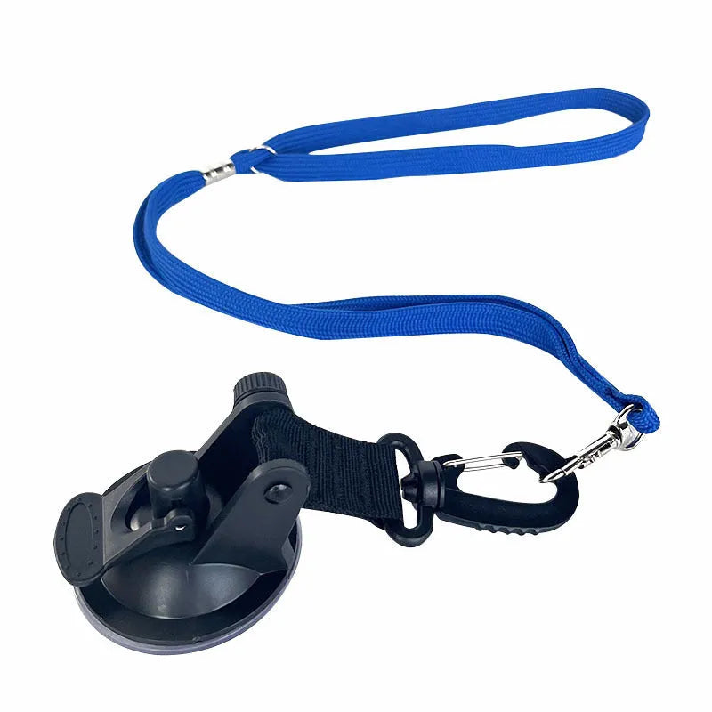 Pet bathing fixed artifact with suction cup handcuffs in black or blue colour options
