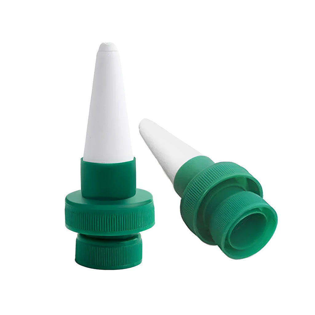 Green ceramic irrigation dripper for cola bottle automatic watering system