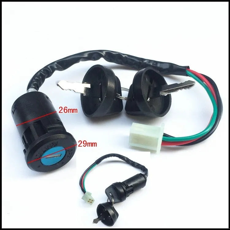 Waterproof electric car door lock actuator for central locking system replacement.