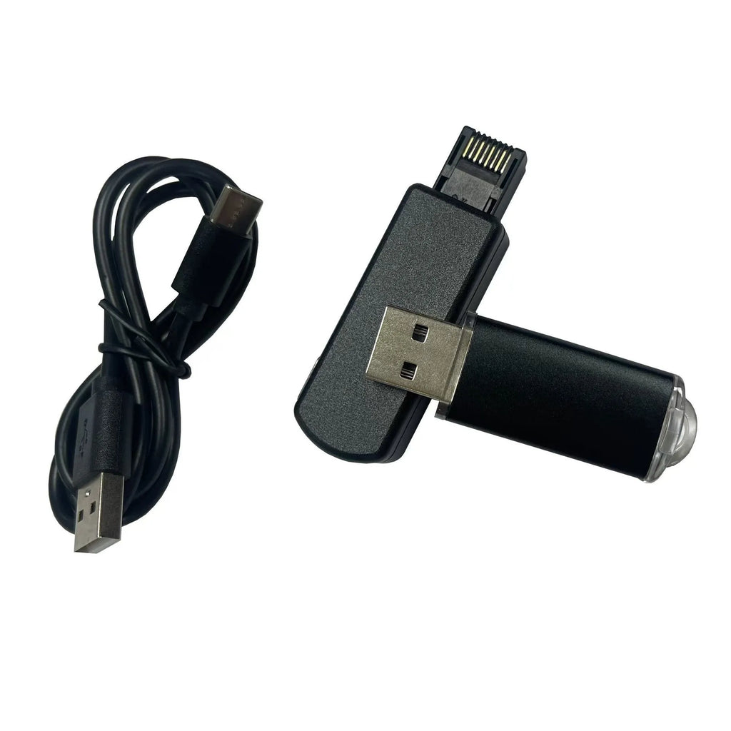 Black JB Tool USB host system adapter for PS4 with Ethernet port, showing compact 81x51x20mm alloy body.