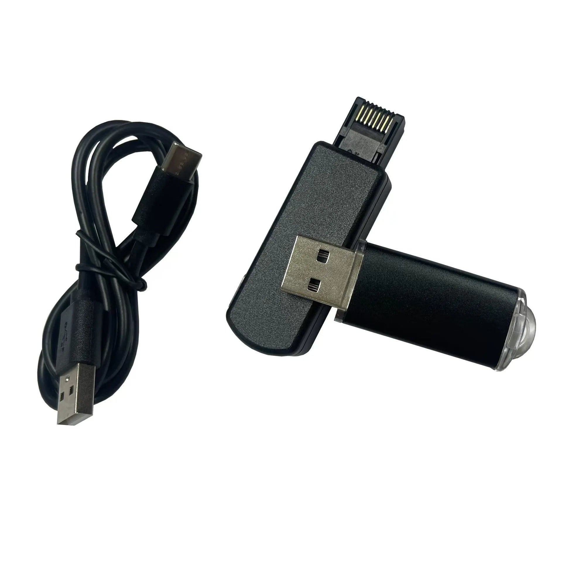 Black JB Tool USB host system adapter for PS4 with Ethernet port, showing compact 81x51x20mm alloy body.