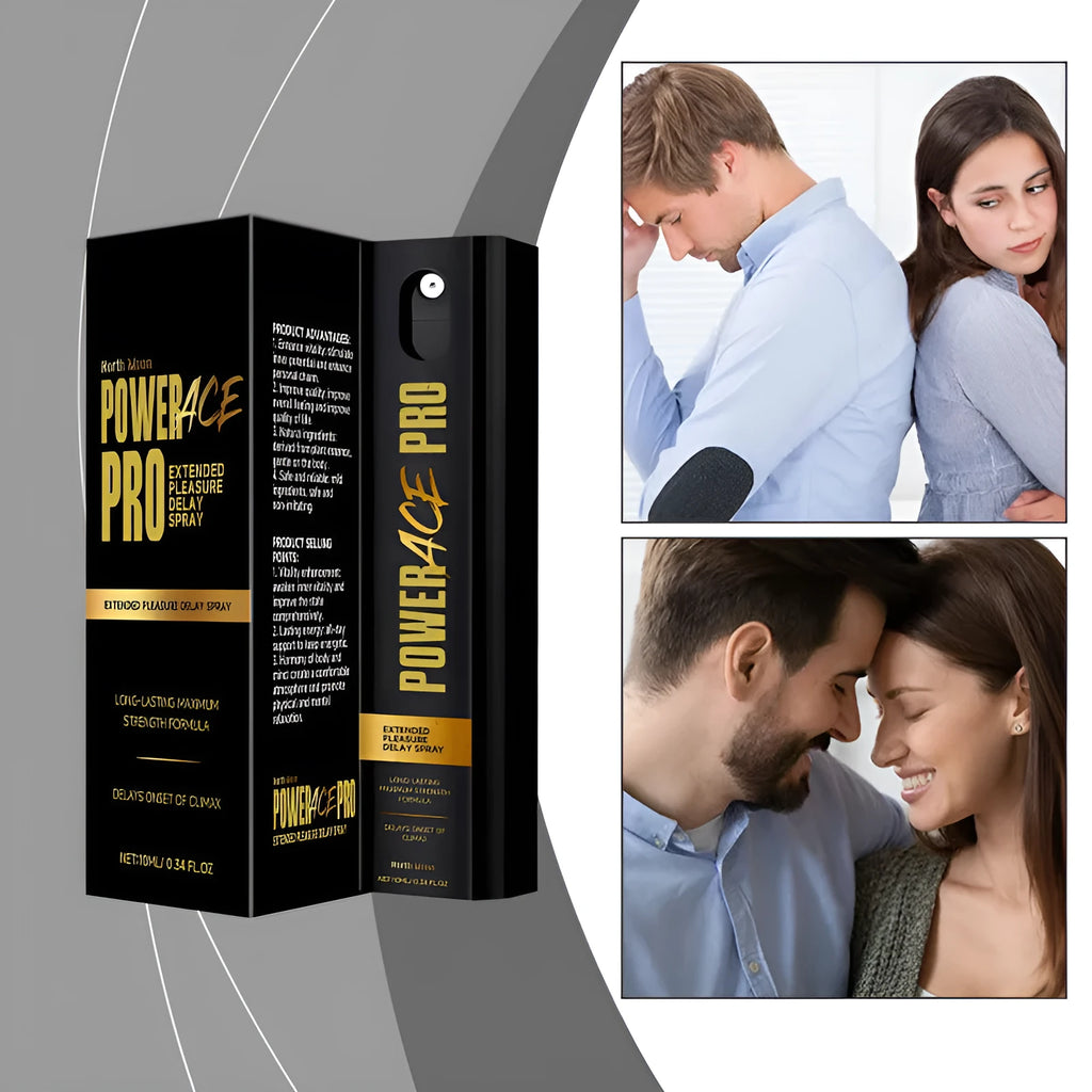 10ml men's body moisturising spray bottle with pump top showing dimensions of 2.6cm by 2.6cm by 9.3cm