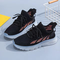 Women's high-top cowhide sports casual shoes with round toe and flat heel in four colour options