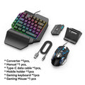 USB gaming converter for mobile games with keyboard and mouse compatibility