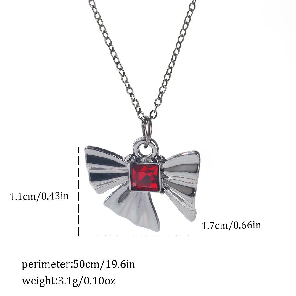 Zinc alloy Halloween necklace with spider bat pendant on a 45cm chain