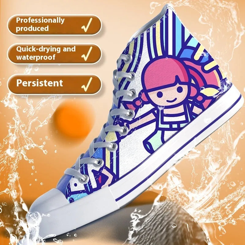True colour acrylic marker pens in multicoloured plastic bodies for student painting projects