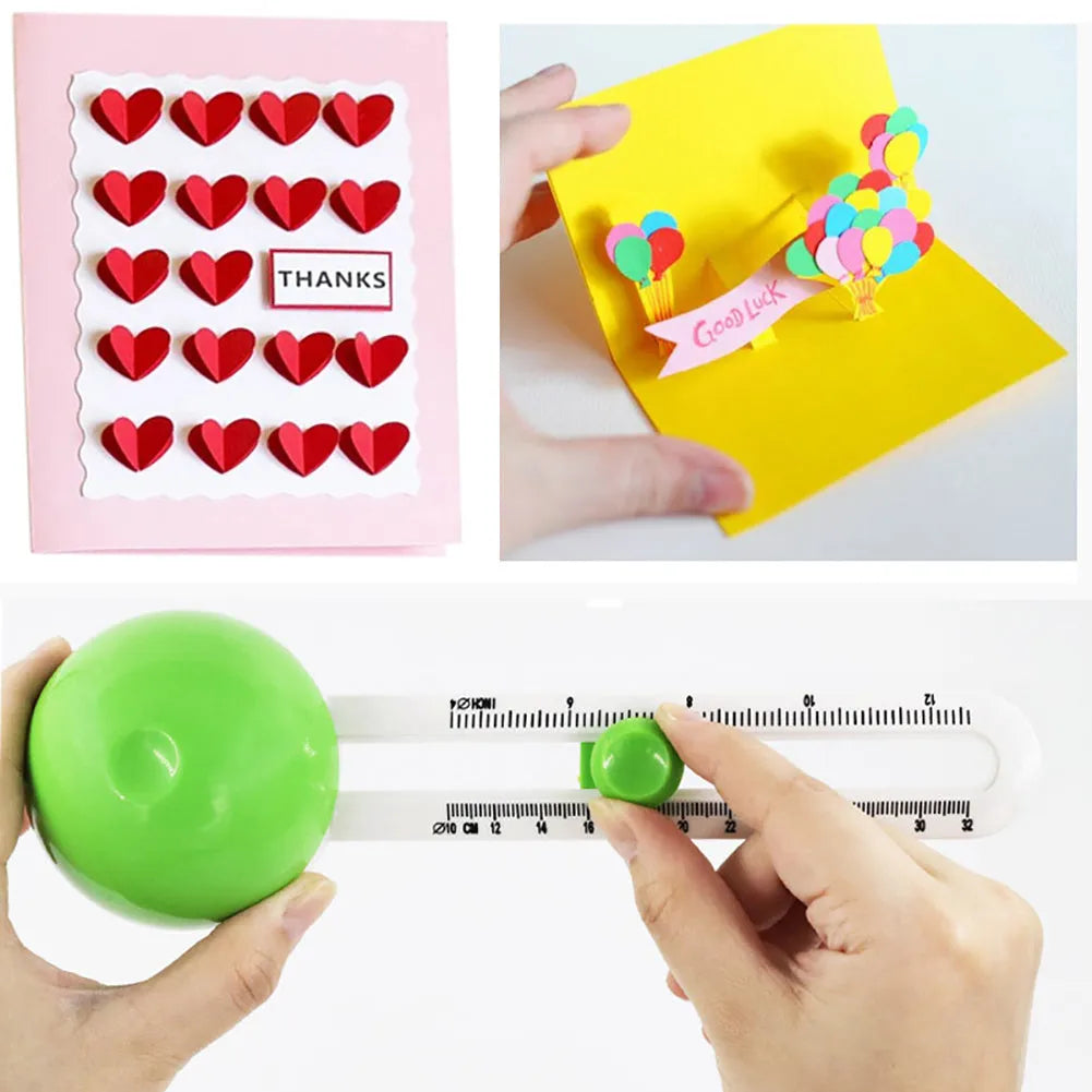 Orange plastic round paper cutter for A3 paper on colour box packaging