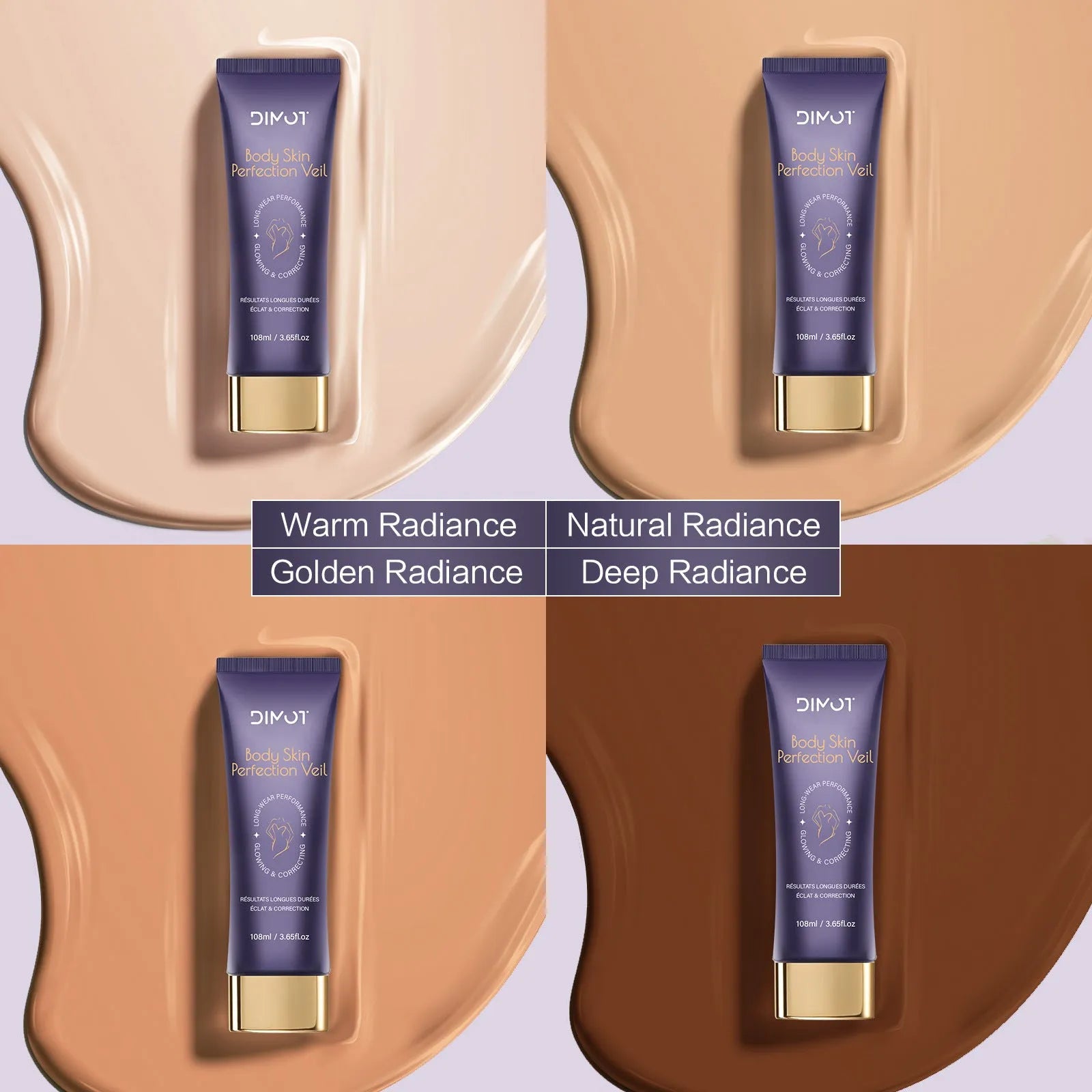 108ml waterproof body concealer cream and brush for covering tattoos and scars