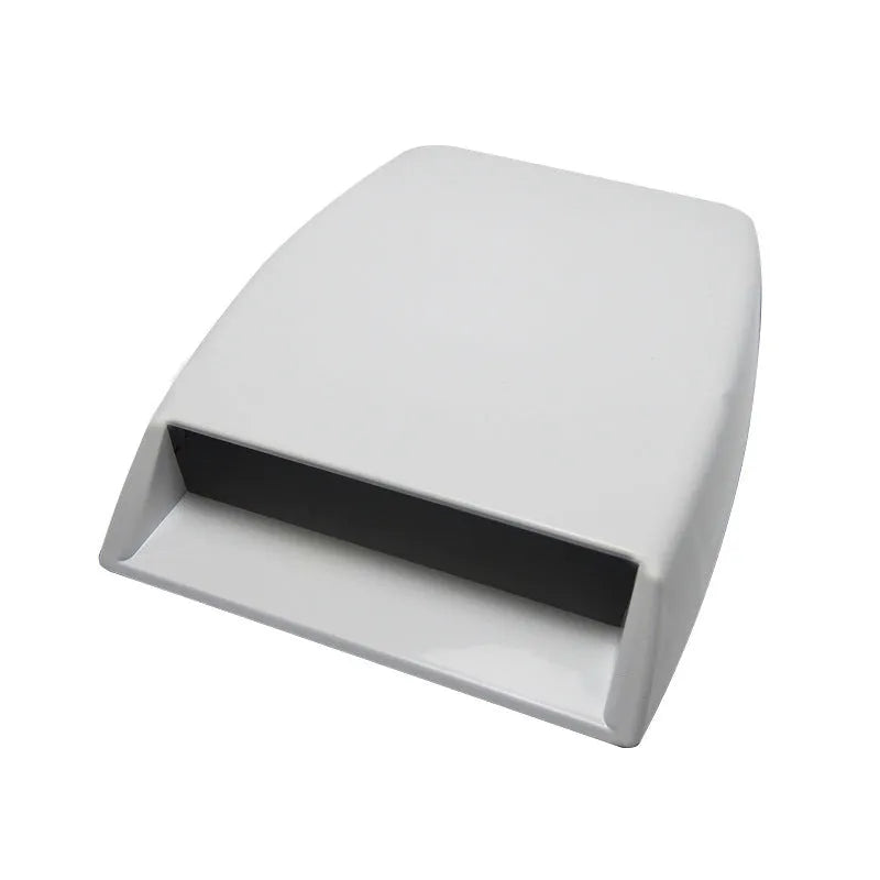 Black, white, and silver ABS plastic decorative simulation air vent for car interior styling.