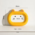 Ceramic pet bowl with an animal design, suitable for cat food or dog water.