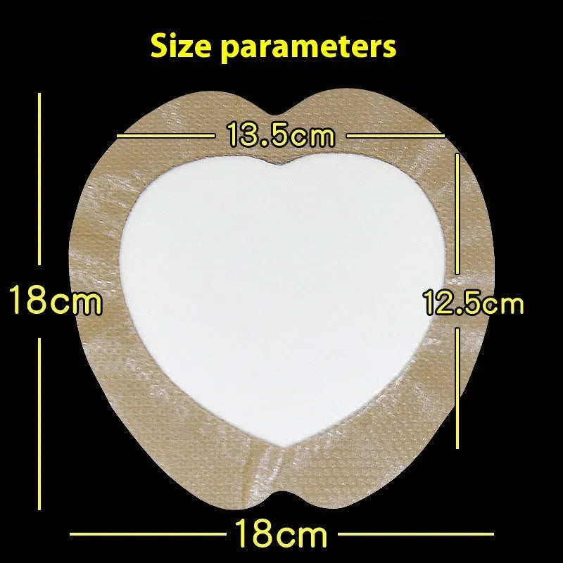 Large skin-colour silicone bedsore sticker for pressure sore prevention and wound care