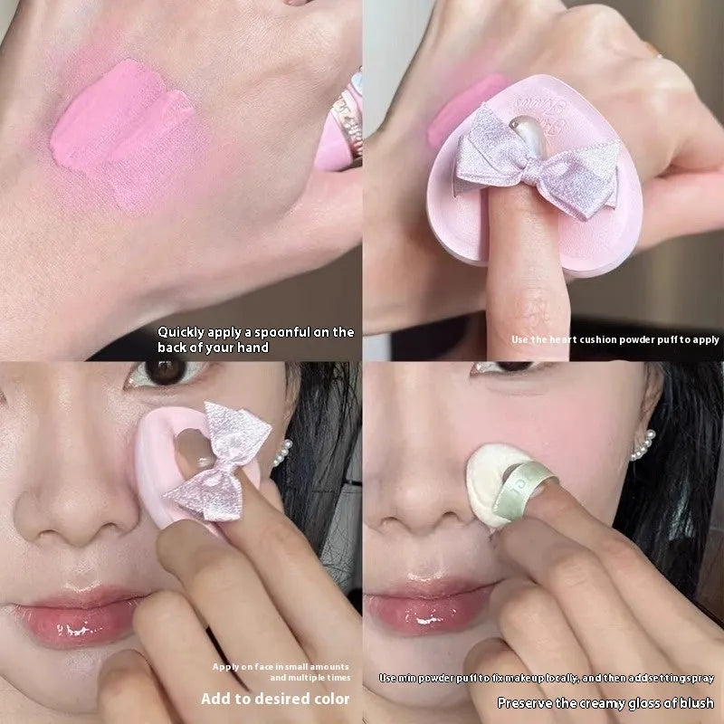 Cupid series liquid blush bottle in one of six available shades for natural cheek colour