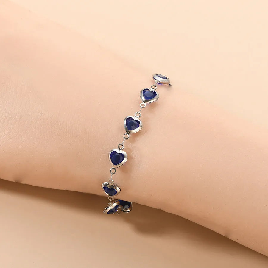 Devil's Eye geometric stainless steel bracelet with colourful electroplated finish