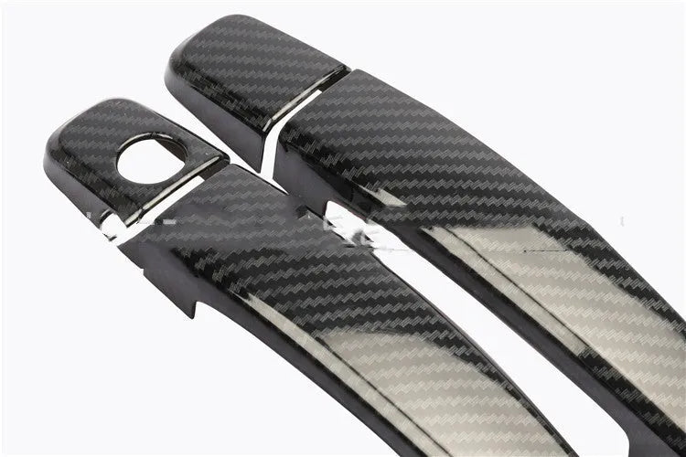 Carbon fibre door handle trim cover for Opel Vauxhall Astra H/J 2004-2015