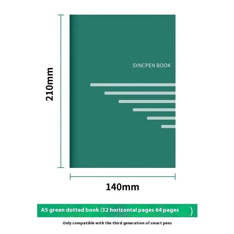Loose spiral notebook filling paper core with Zodiac Forest Paper and pen refills