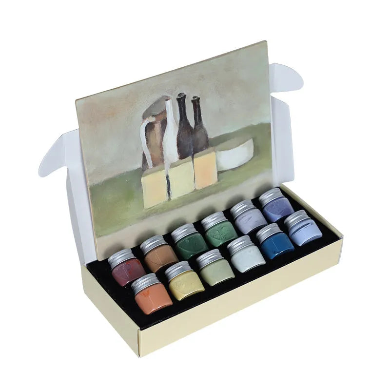 Morandi colour high temperature ceramic paint pots for pottery firing at 1250-1350°C