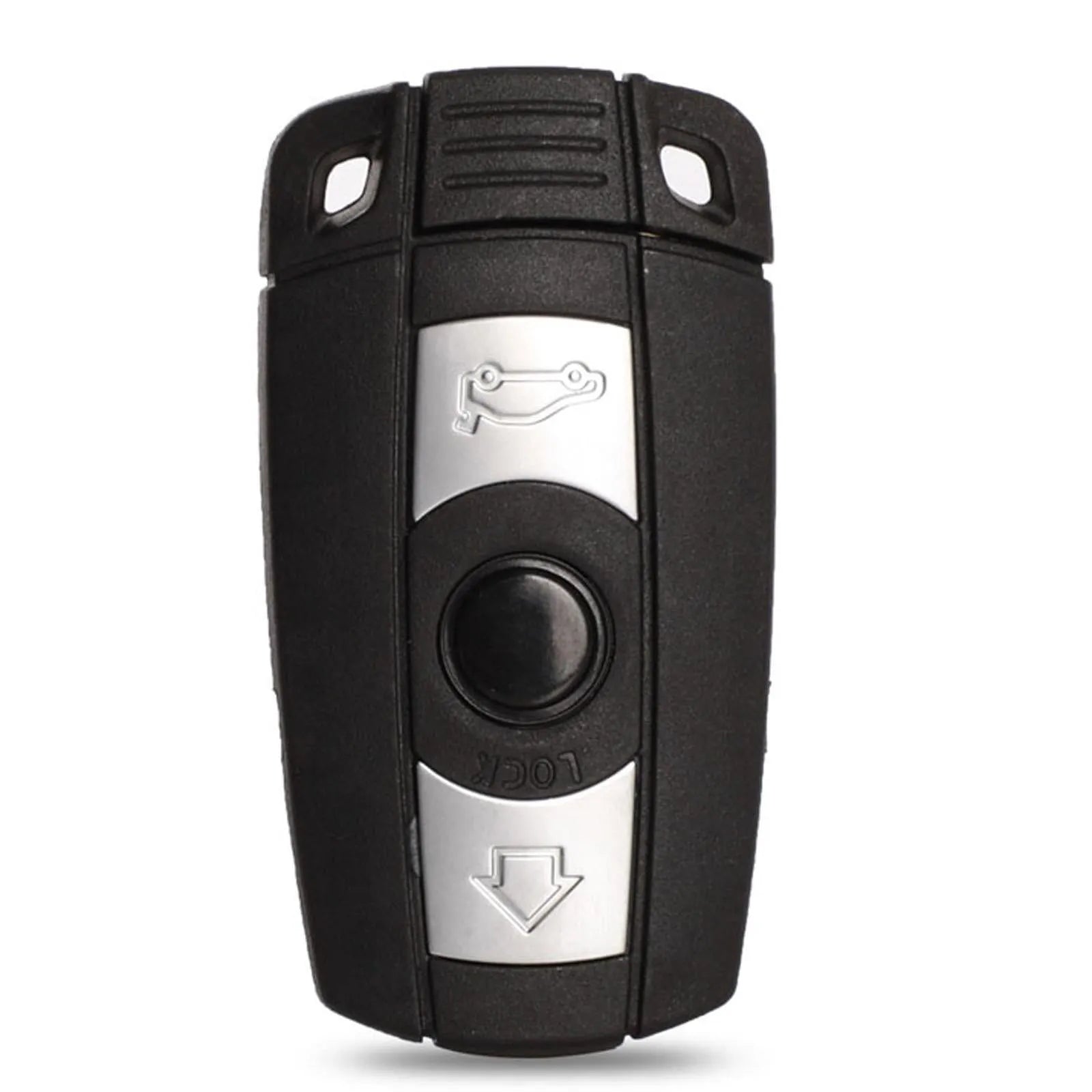 BMW CAS3 semi-intelligent remote car key fob with three visible metal blades.