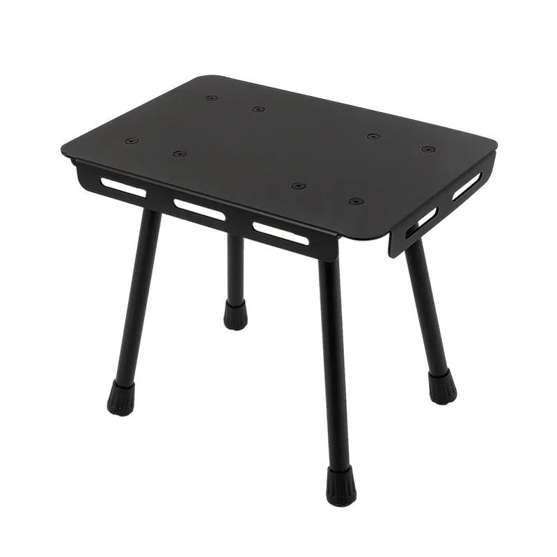 CLS Outdoor aluminium folding camping stool that converts to small table with height adjustment