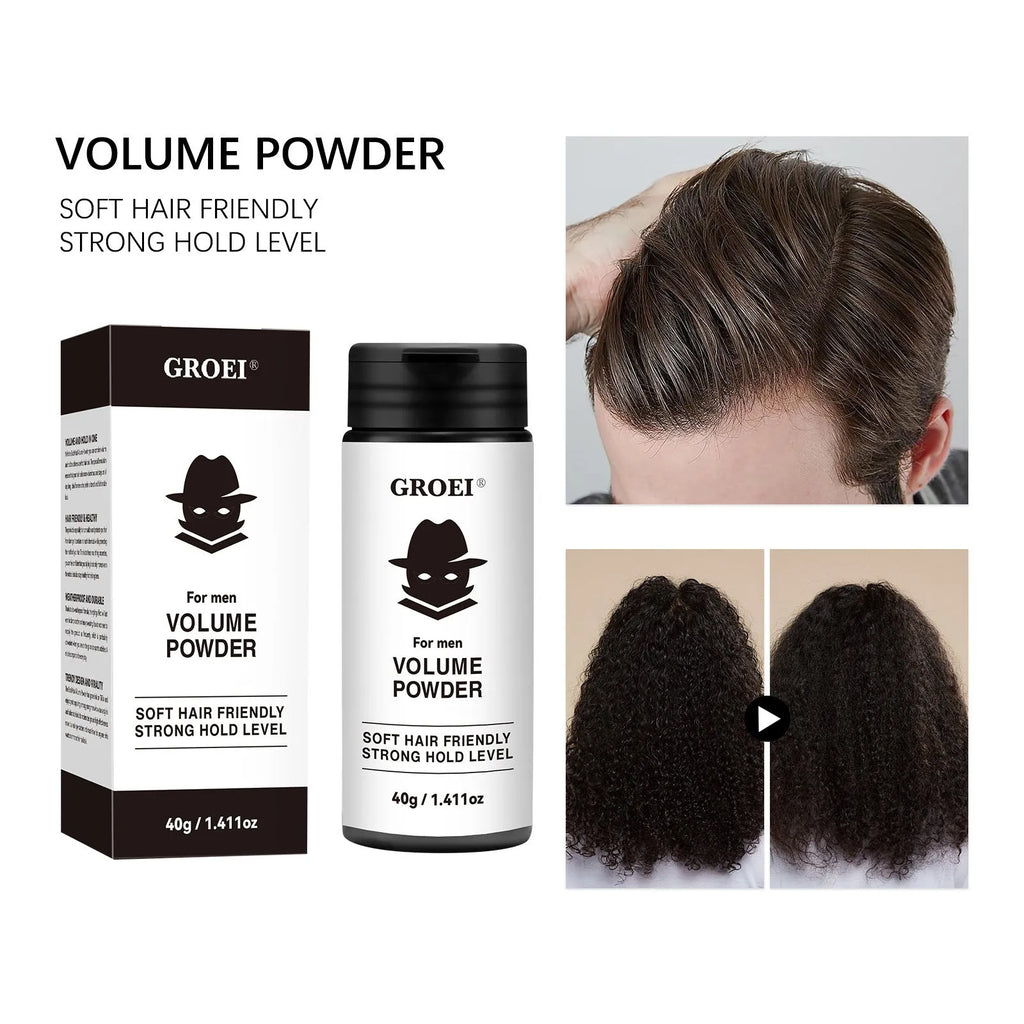 40g hair styling powder container for oil control and fluffy volume creation