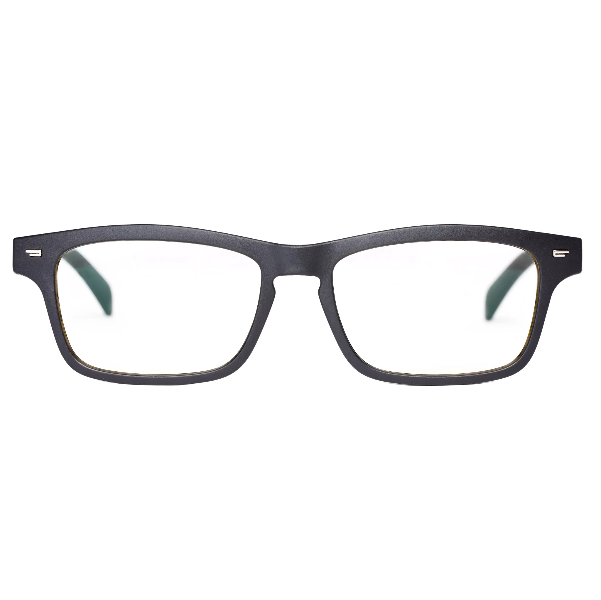 Smart glasses with semi-open Bluetooth speakers, PC+ABS frame, and protective lenses