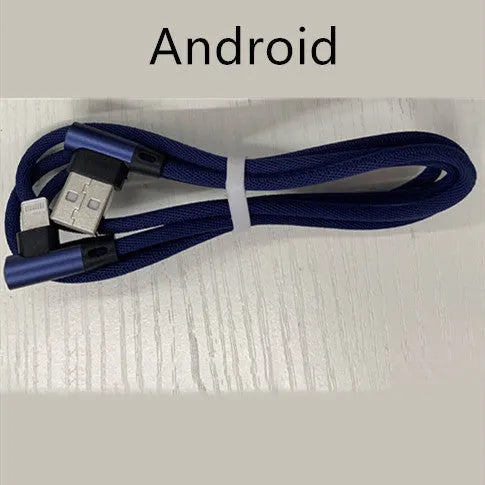 Fast charging USB cable with denil braiding in multiple colour and length options