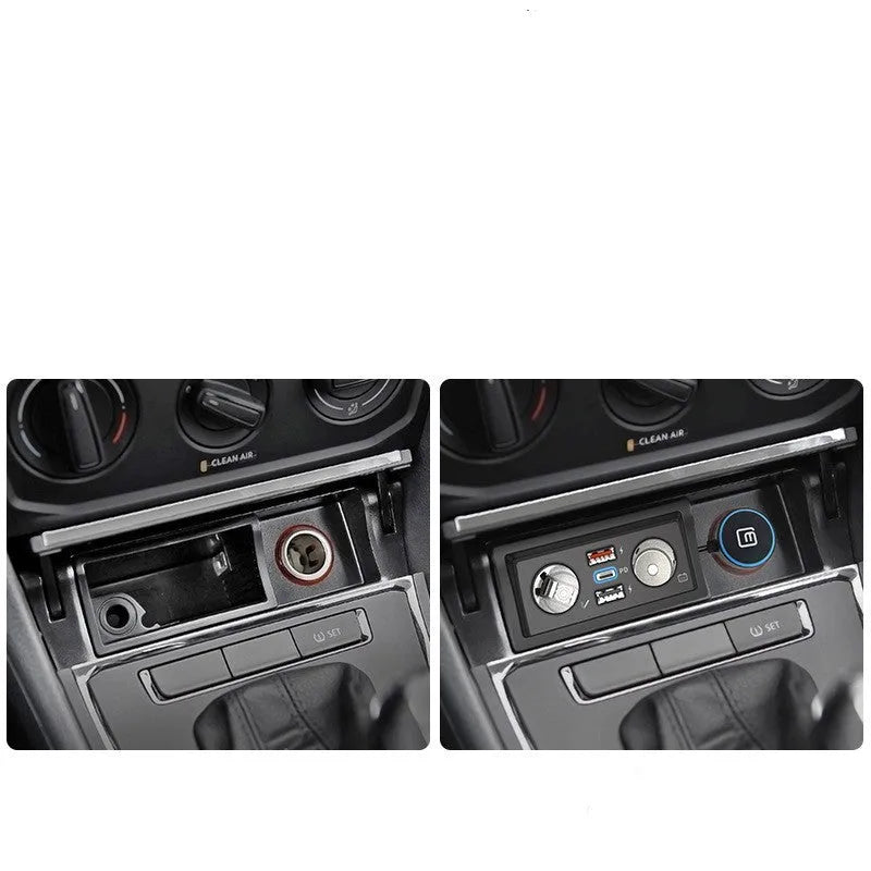Volkswagen car charger with QC3.0 fast charge technology for Lavida Pola 13 Weiling models