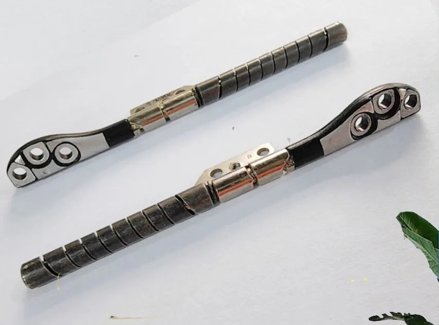 A1286 rotating shaft replacement for MacBook Pro 15-inch laptop hinge repair with foam packaging