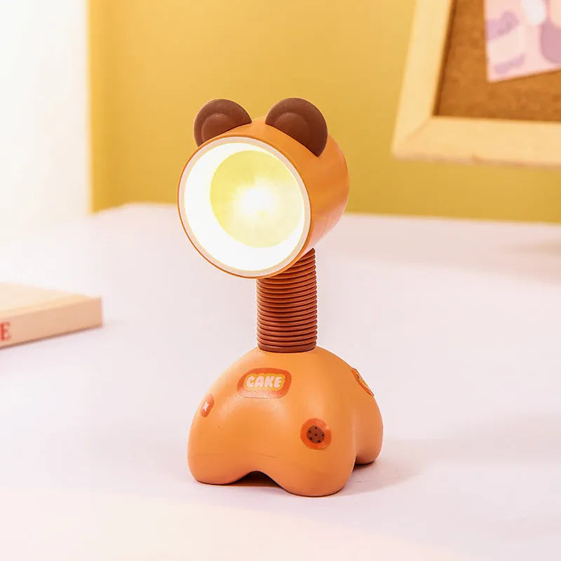 Creative DIY cartoon magnetic desktop night lamp in various colours with adjustable lighting