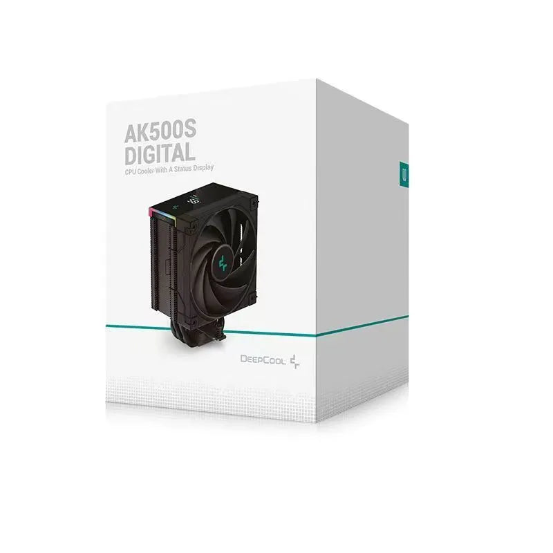 DeepCool AK series CPU air cooler with digital display and twin tower heat sink