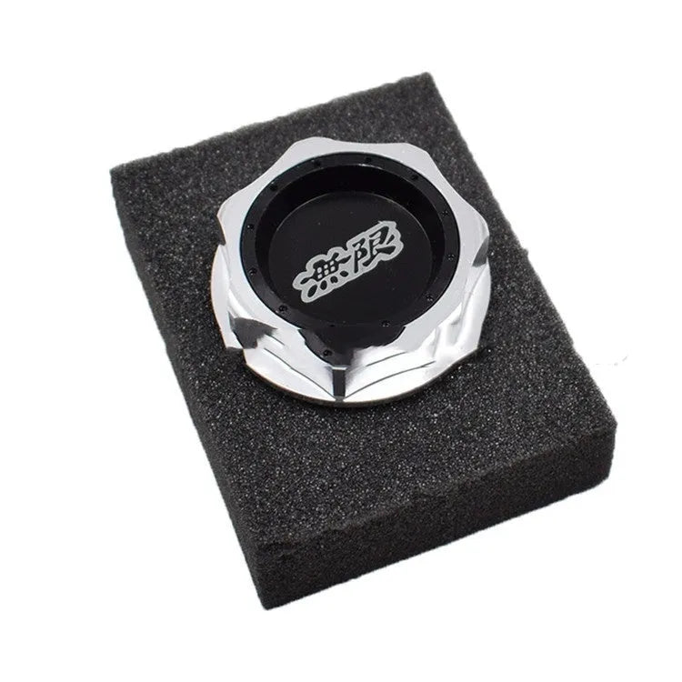 Aluminum alloy oil filter cap in six colour options for Honda models